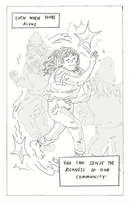 obscure orchestra collab comic page